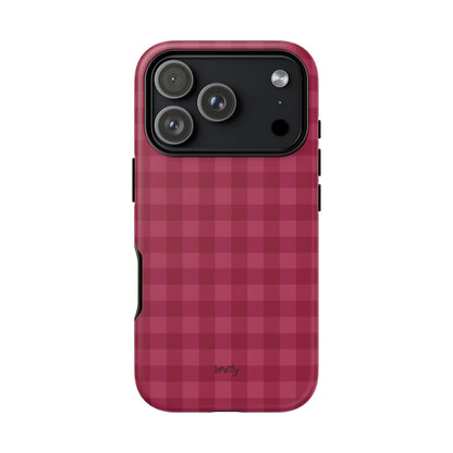 Pomegranate Gingam Phone Case