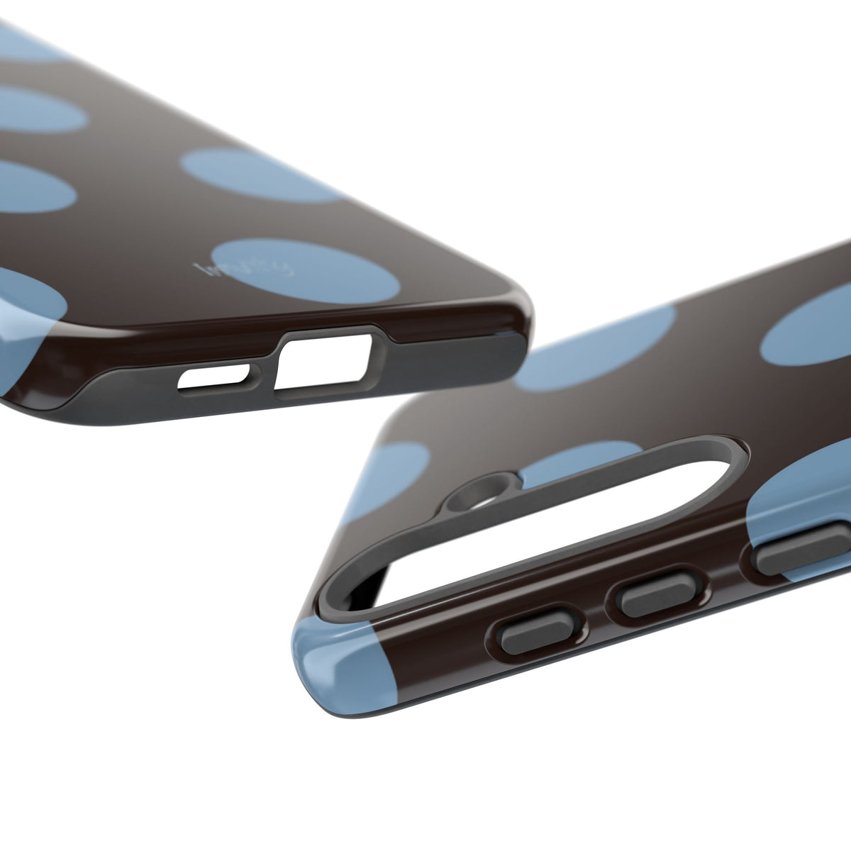 Big Blue Polka Dot Phone Case