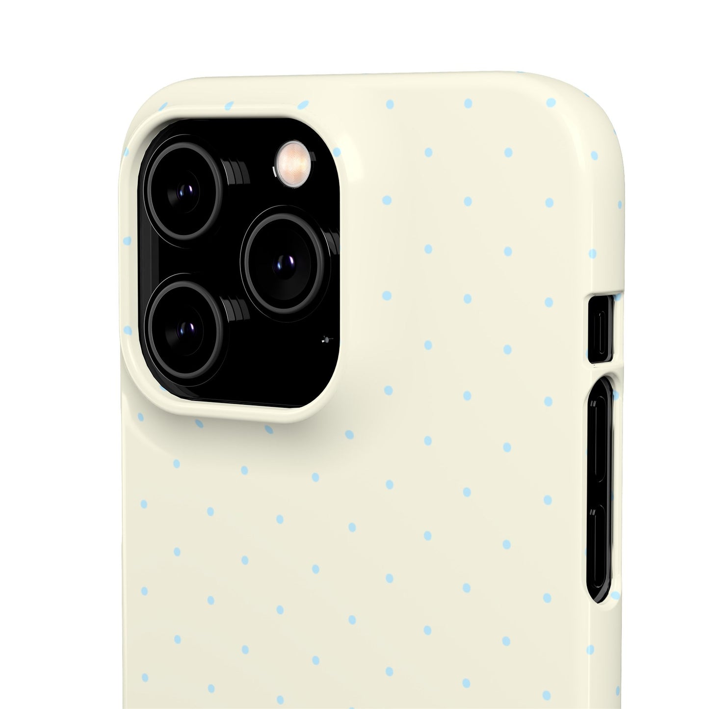 Mini Polka Dot (Blue) Snap Phone Case