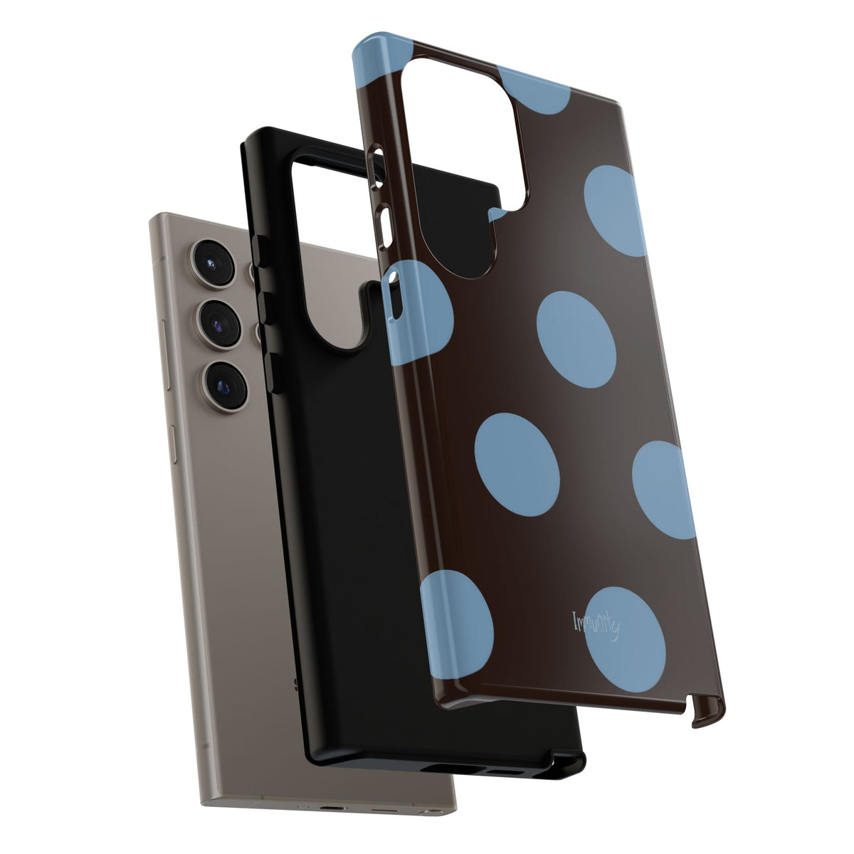 Big Blue Polka Dot Phone Case