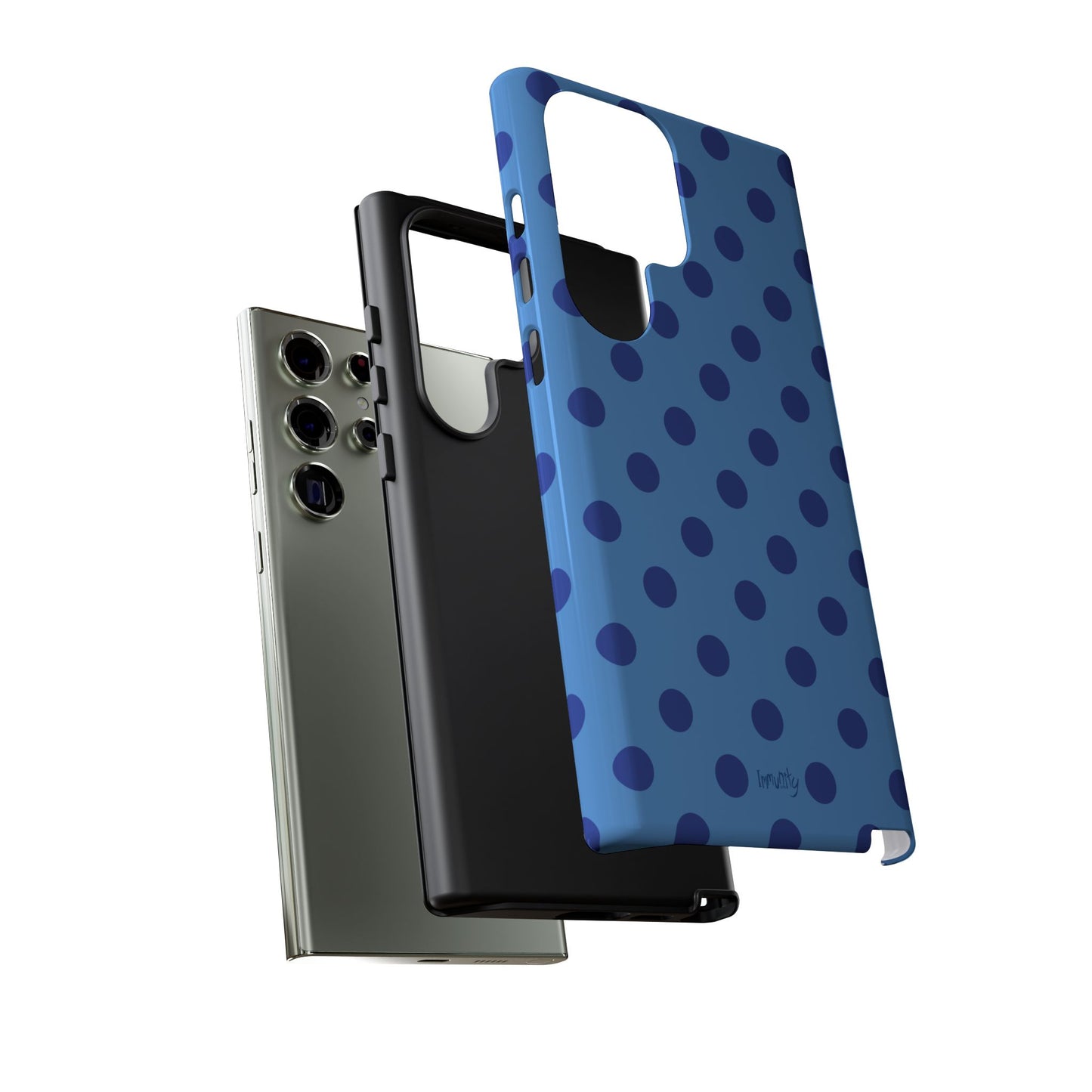 Blue Polka Dot Phone Case