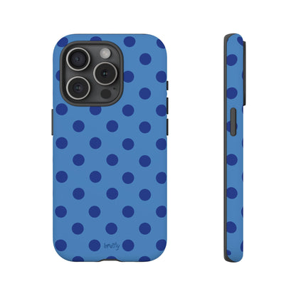 Blue Polka Dot Phone Case