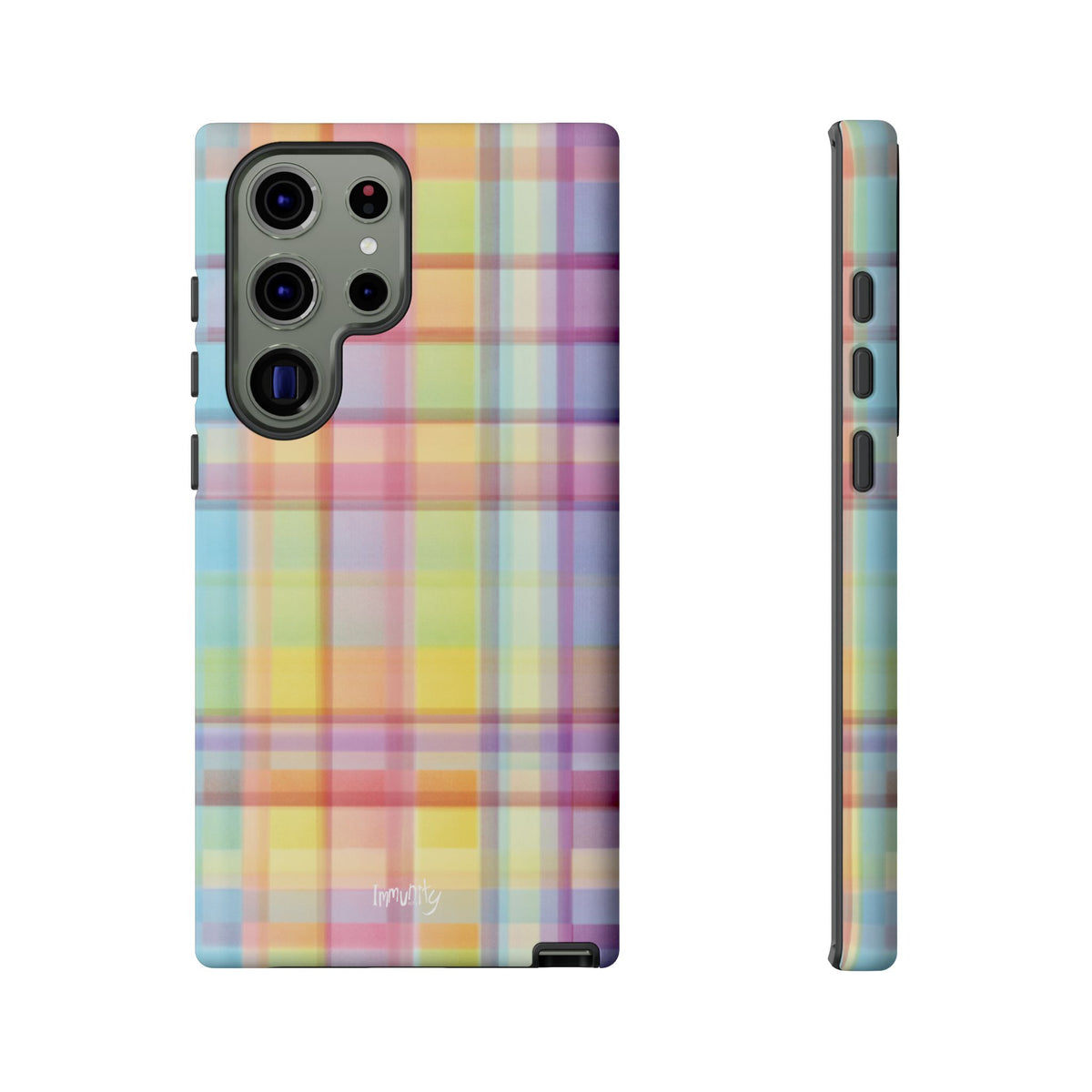 Rainbow Gingham Phone Case