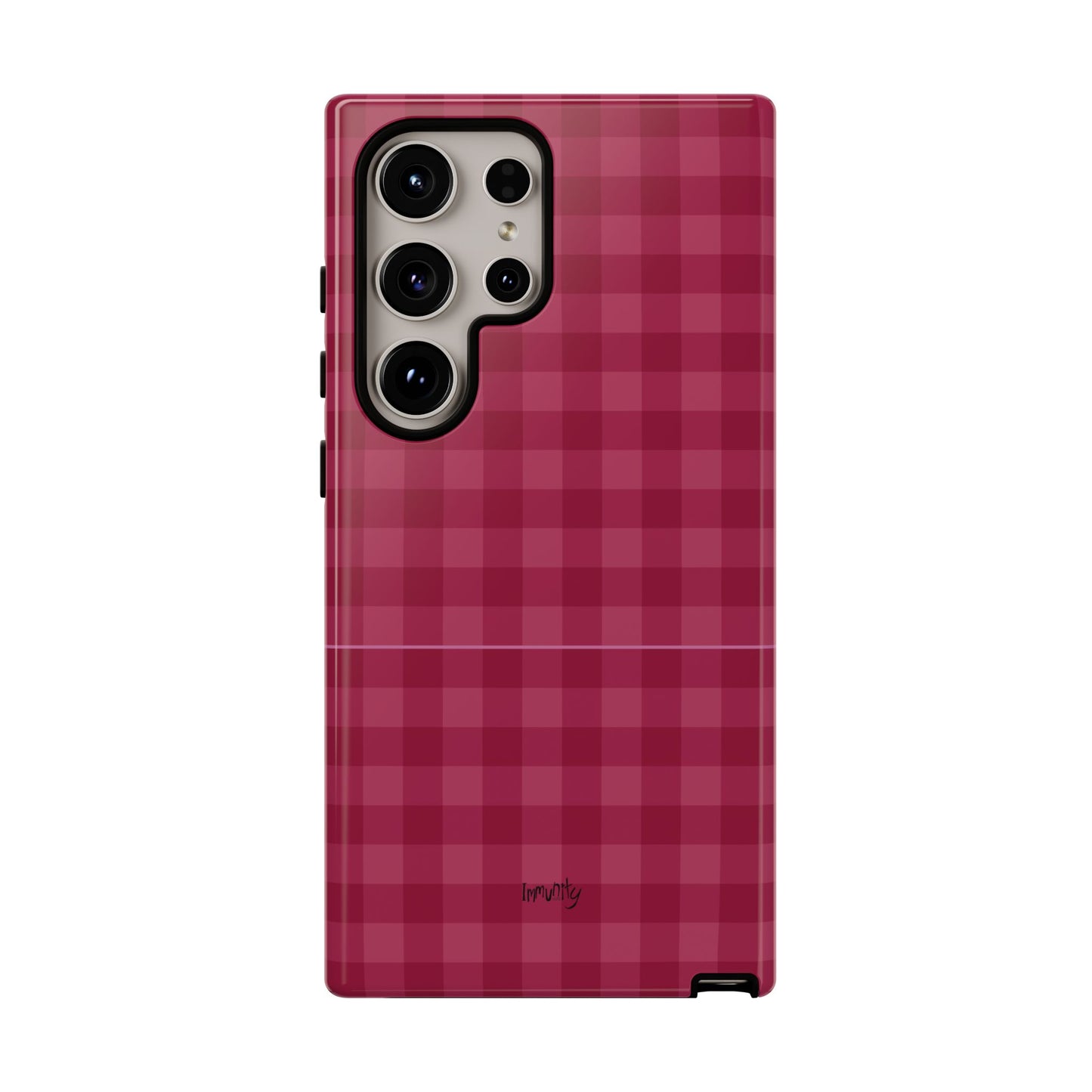 Pomegranate Gingam Phone Case