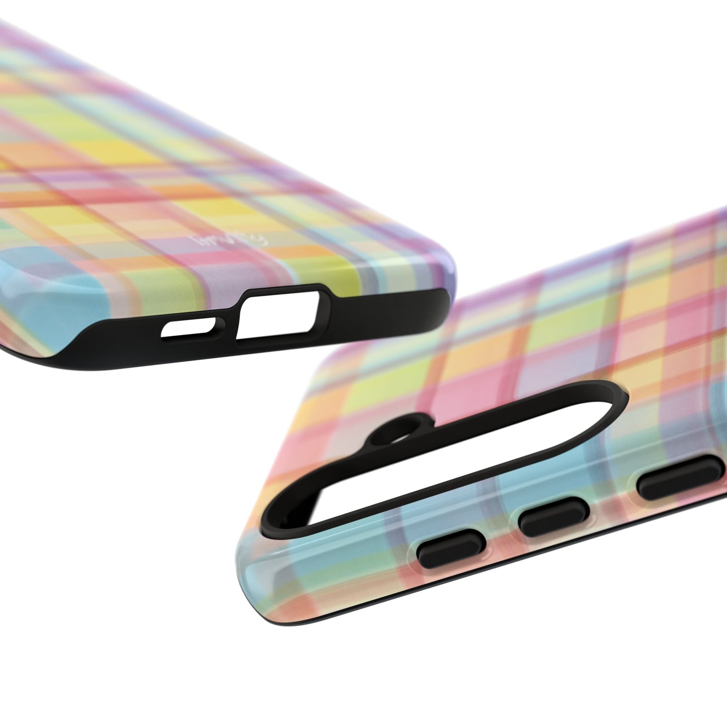 Rainbow Gingham Phone Case