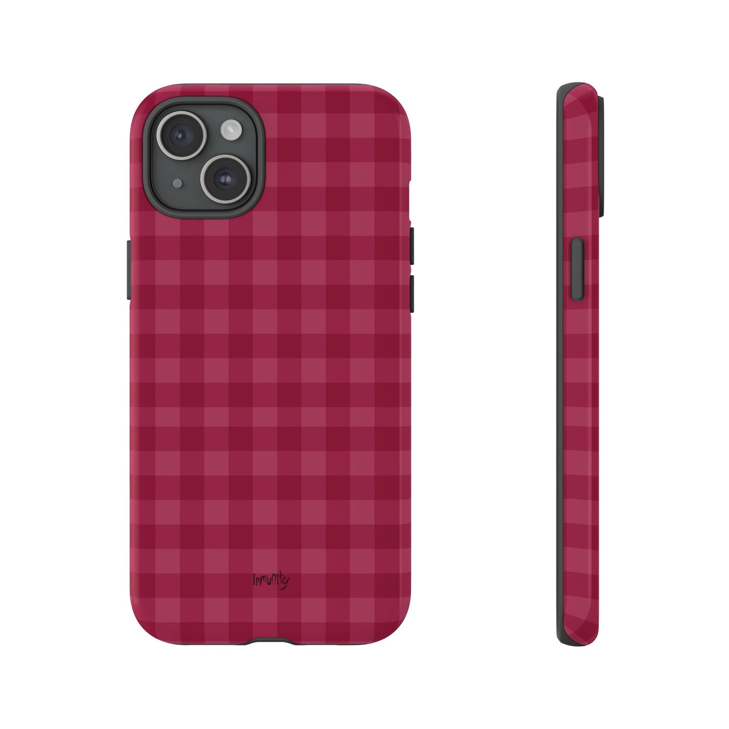 Pomegranate Gingam Phone Case