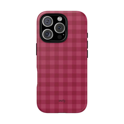 Pomegranate Gingam Phone Case