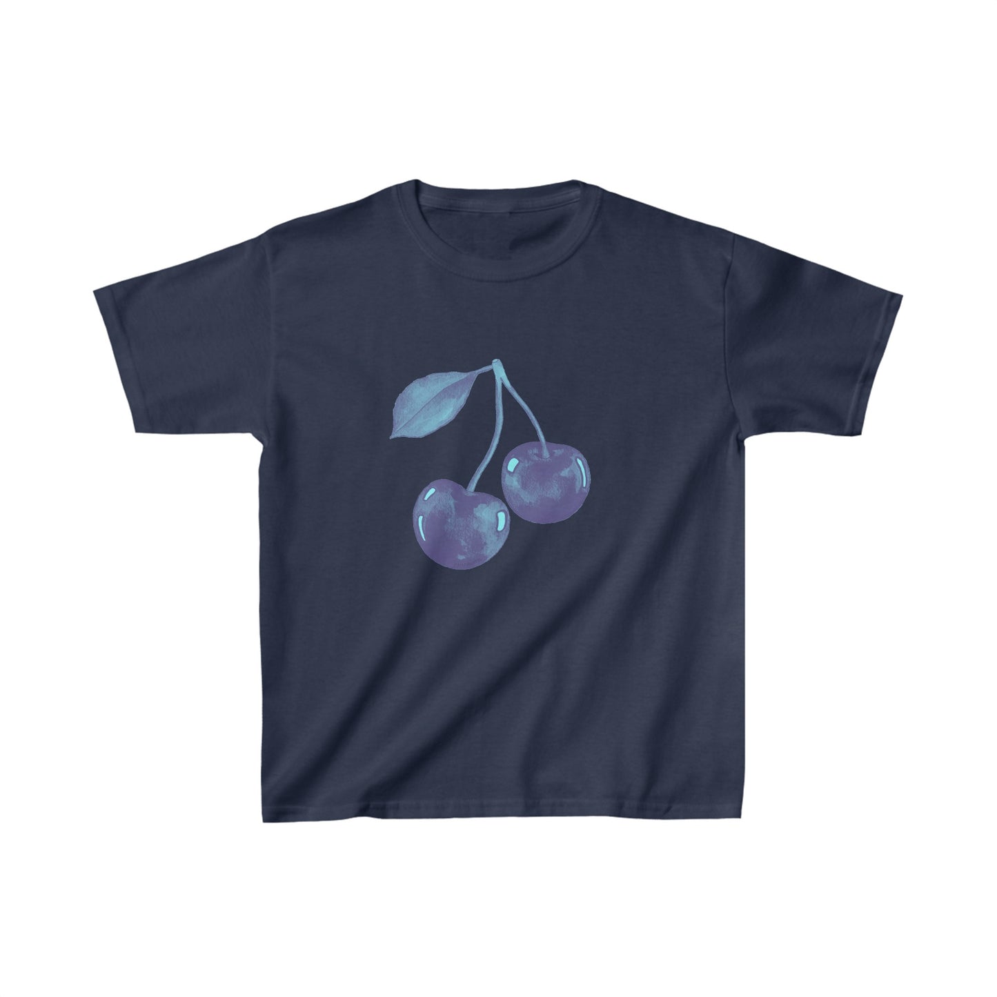 Blue Cherry Boxy Tee