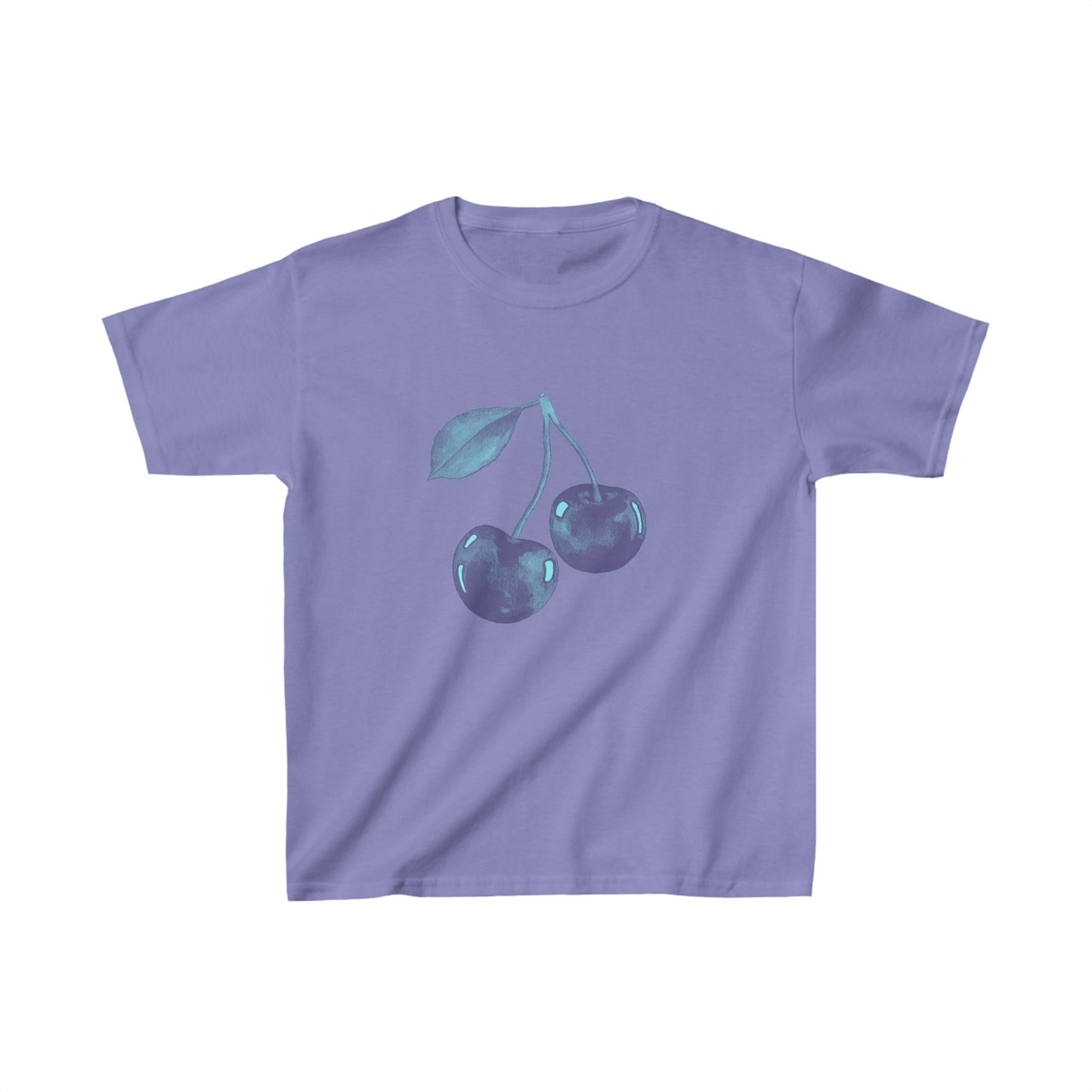 Blue Cherry Boxy Tee