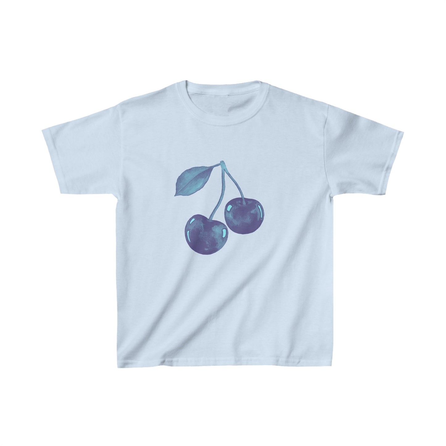 Blue Cherry Boxy Tee