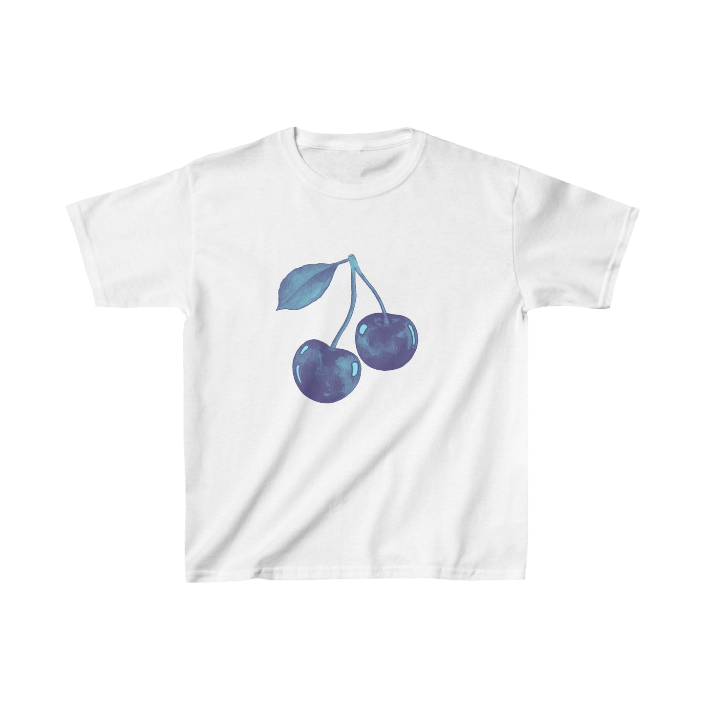 Blue Cherry Boxy Tee