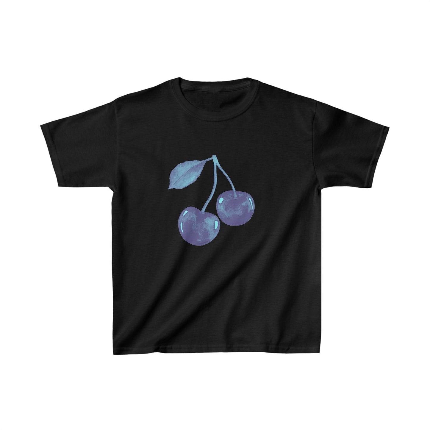 Blue Cherry Boxy Tee