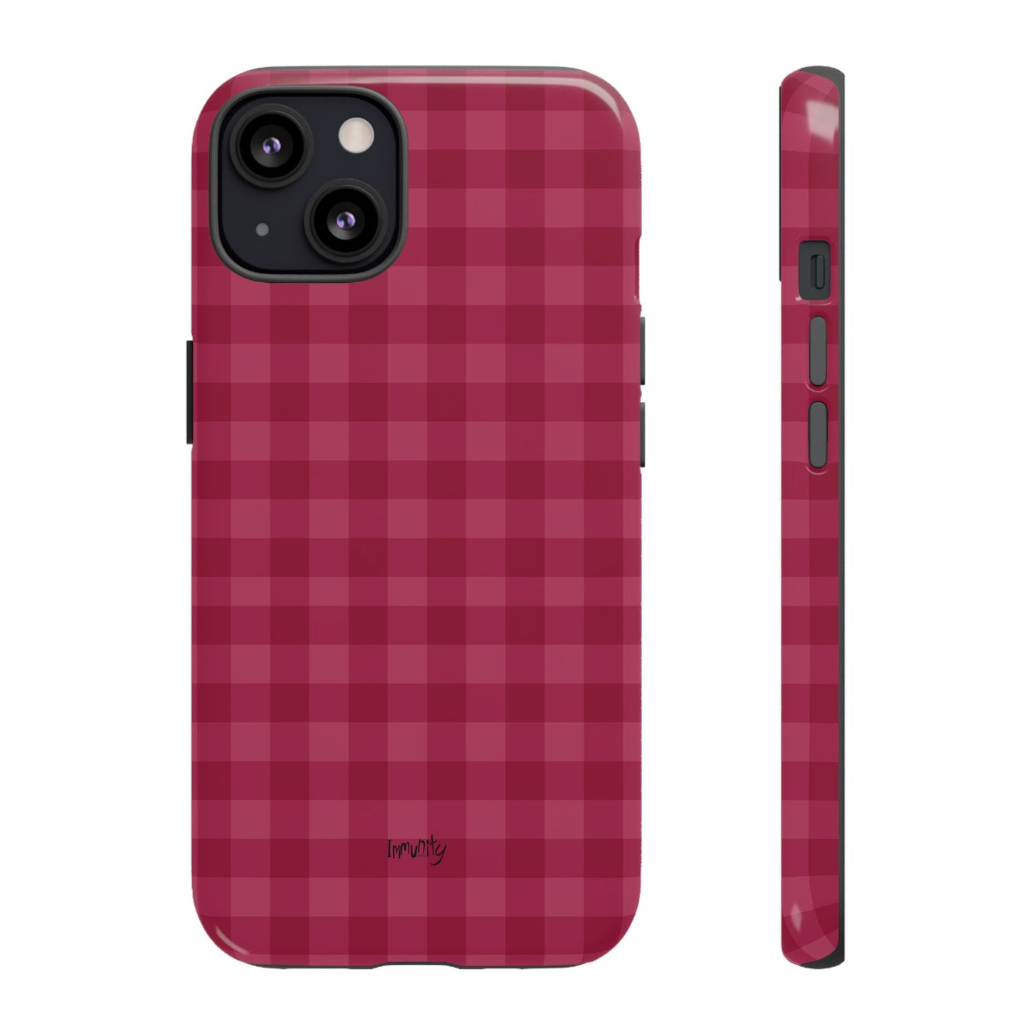 Pomegranate Gingam Phone Case