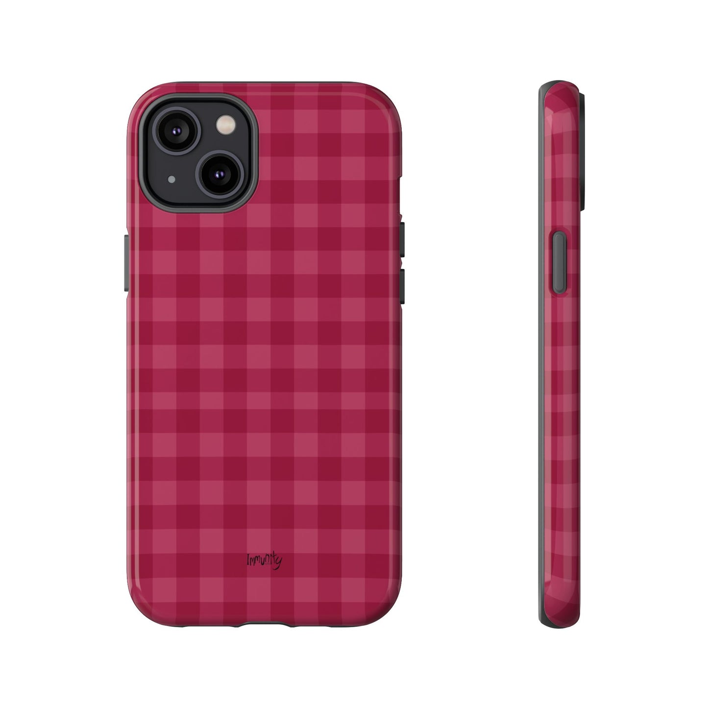 Pomegranate Gingam Phone Case