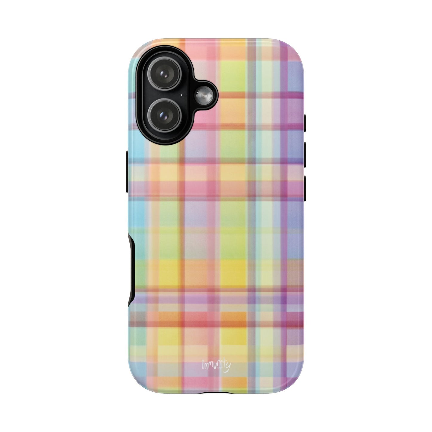 Rainbow Gingham Phone Case